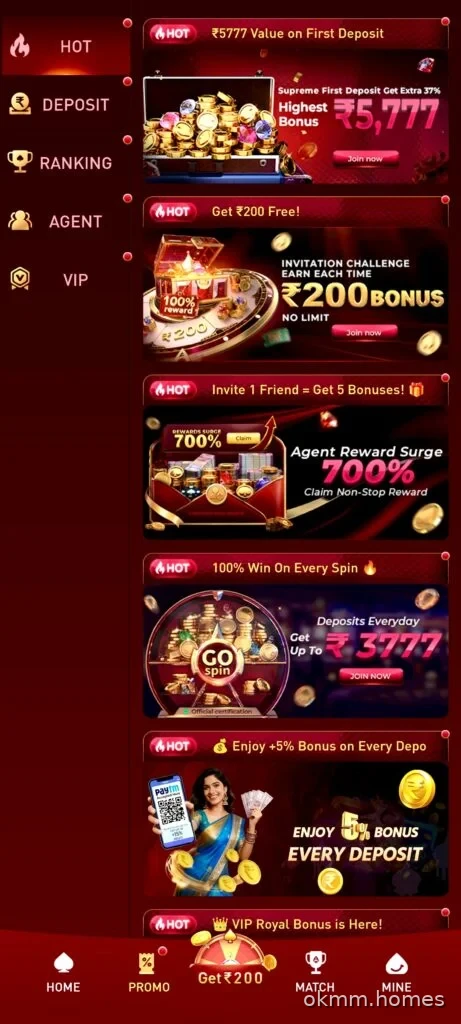 fi7 rewards and mobile game categories screen